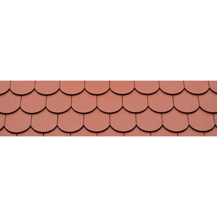 Керамическая черепица Braas Опал Натуральный красный