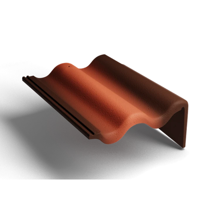 Боковая правая черепица Antik Красный Kriastak