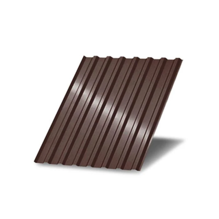 Профнастил МП20 1000х0.7 Окрашенный RAL 8017