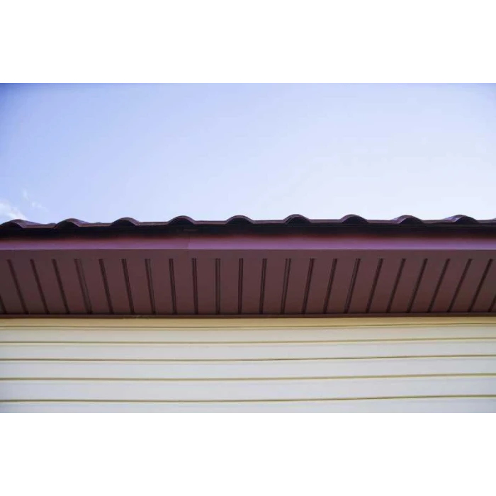 Софит металлический без перфорации 0,5 Satin Мatt с пленкой RAL 9005 черный