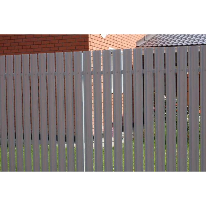 Штакетник М-образный В Grand Line 0,45 Полиэстер RAL 7024 Мокрый Асфальт